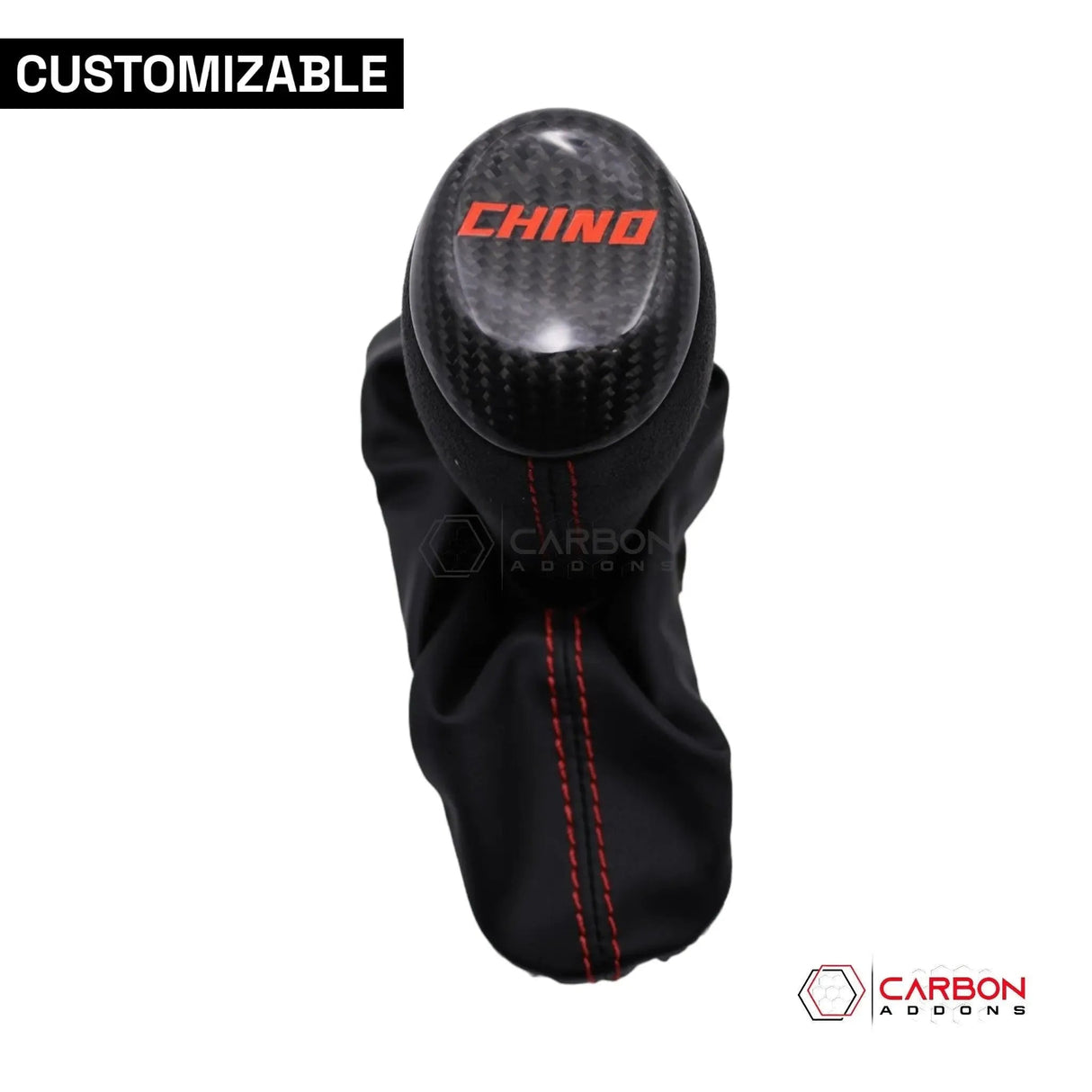 Customizable Carbon Fiber Automatic Shift Knob for 2016-2024 Chevy Camaro
