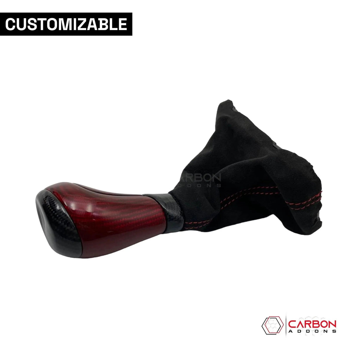 Customizable Carbon Fiber Automatic Shift Knob for 2016-2024 Chevy Camaro