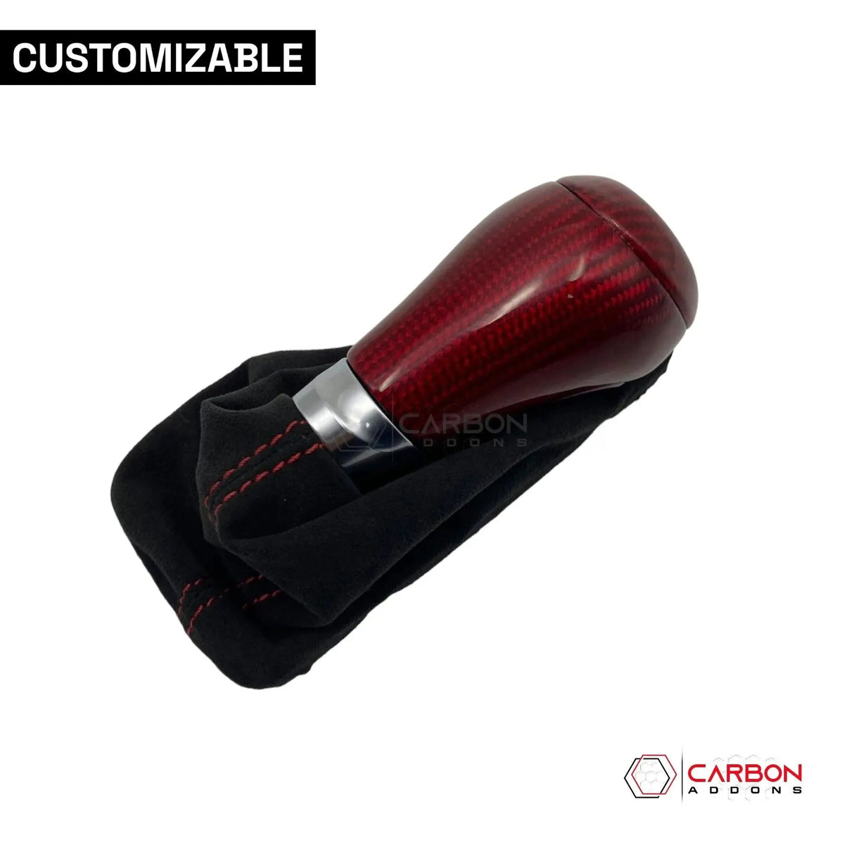 Customizable Carbon Fiber Automatic Shift Knob for 2016-2024 Chevy Camaro
