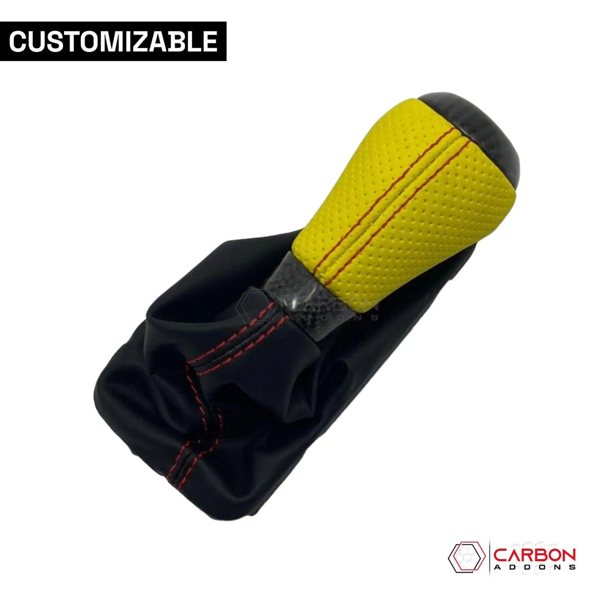 Customizable Carbon Fiber Automatic Shift Knob for 2016-2024 Chevy Camaro