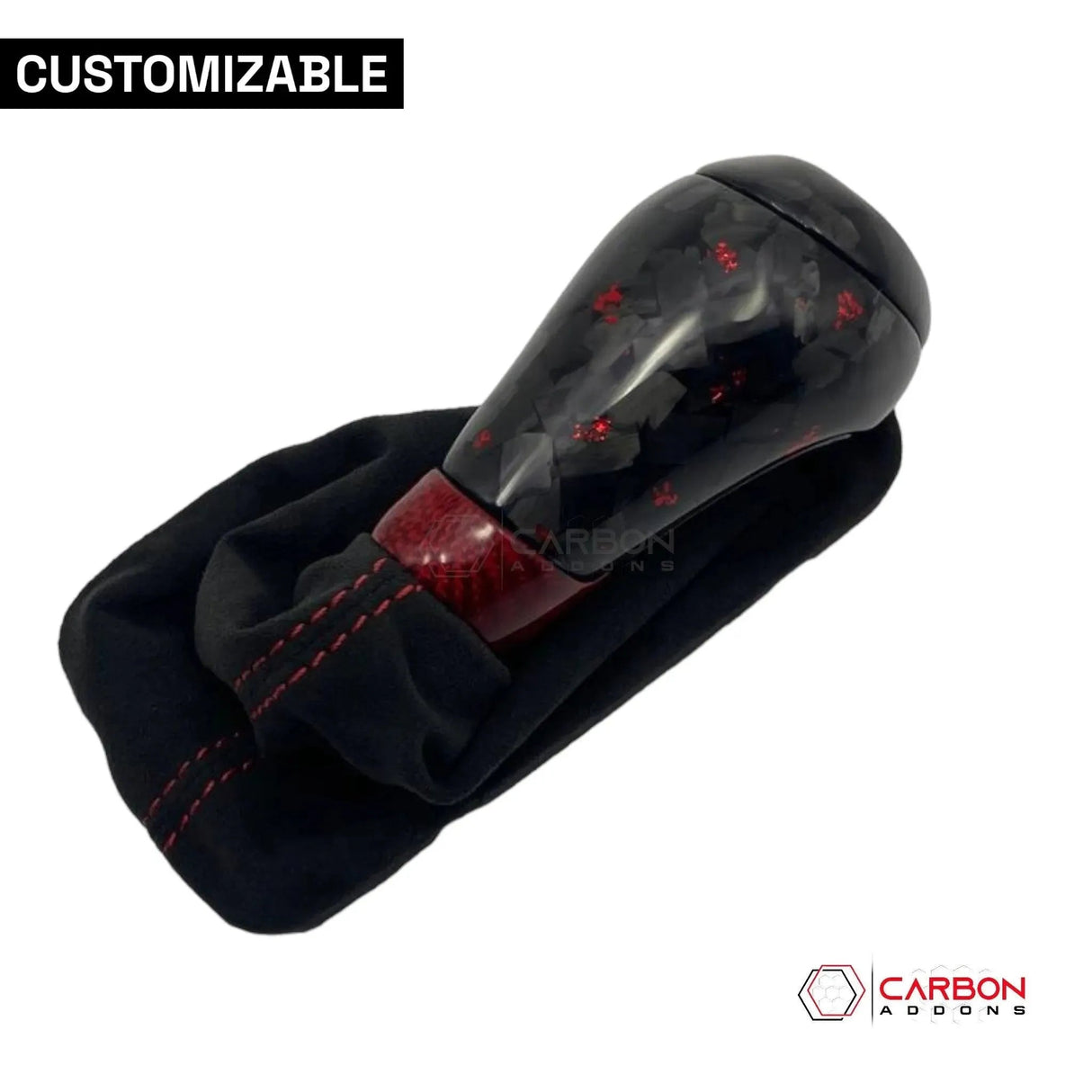 Customizable Carbon Fiber Automatic Shift Knob for 2016-2024 Chevy Camaro