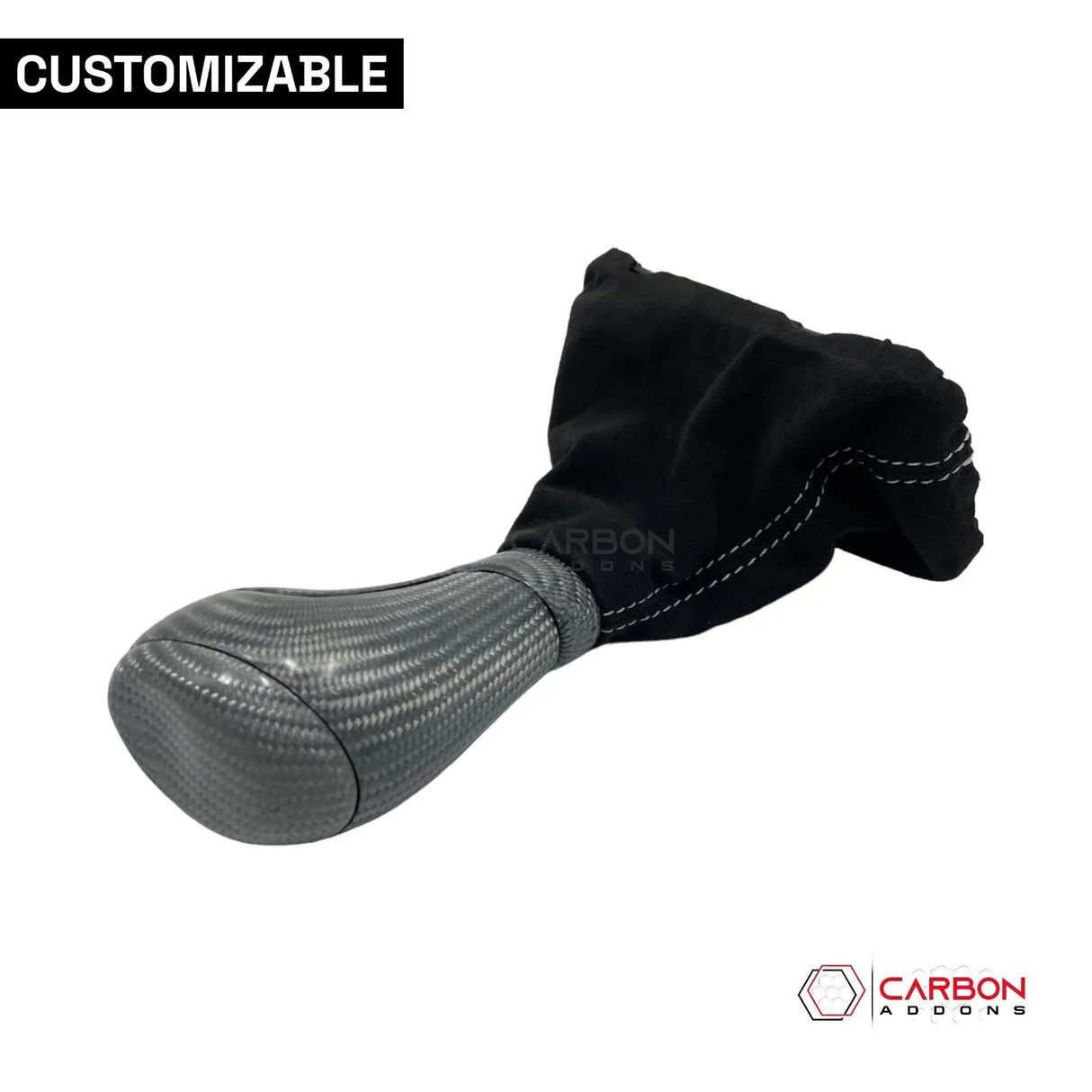 Customizable Carbon Fiber Automatic Shift Knob for 2016-2024 Chevy Camaro