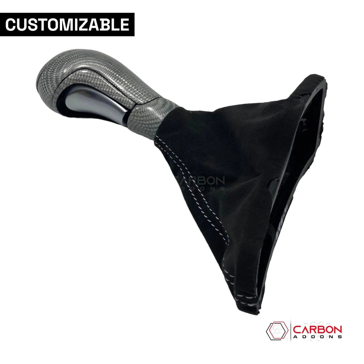 Customizable Carbon Fiber Automatic Shift Knob for 2016-2024 Chevy Camaro