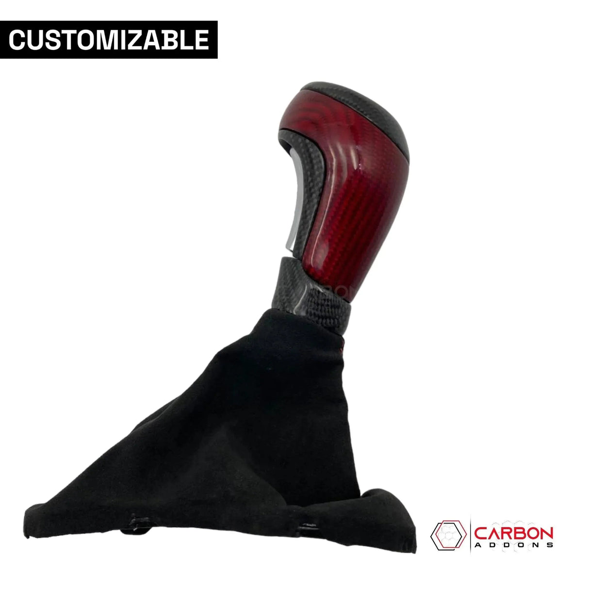 Customizable Carbon Fiber Automatic Shift Knob for 2016-2024 Chevy Camaro