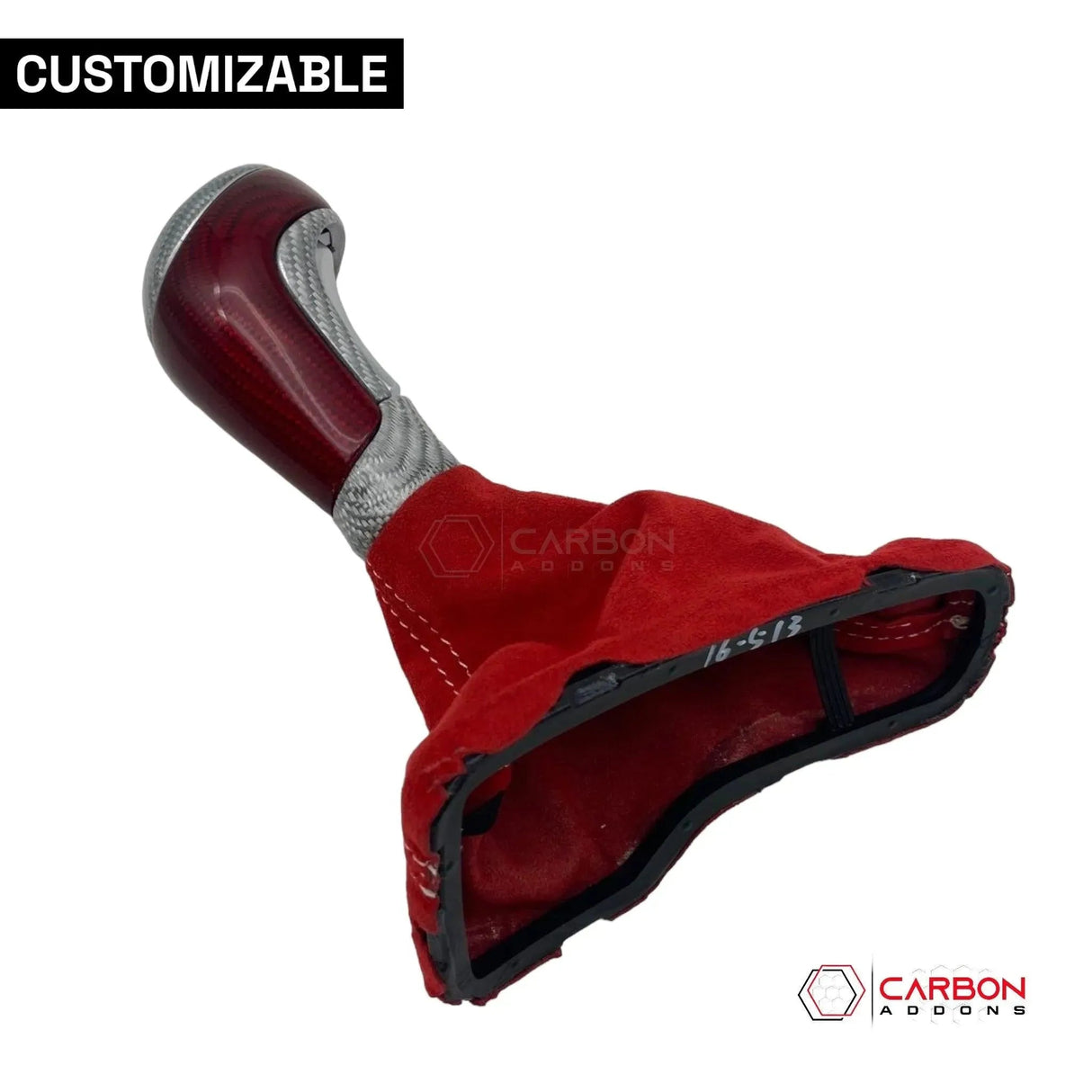 Customizable Carbon Fiber Automatic Shift Knob for 2016-2024 Chevy Camaro