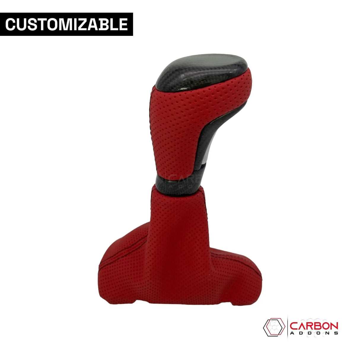 Customizable Carbon Fiber Automatic Shift Knob for 2016-2024 Chevy Camaro