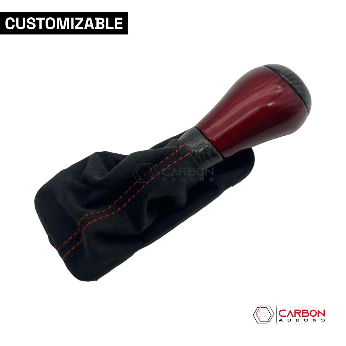 Customizable Carbon Fiber Automatic Shift Knob for 2016-2024 Chevy Camaro