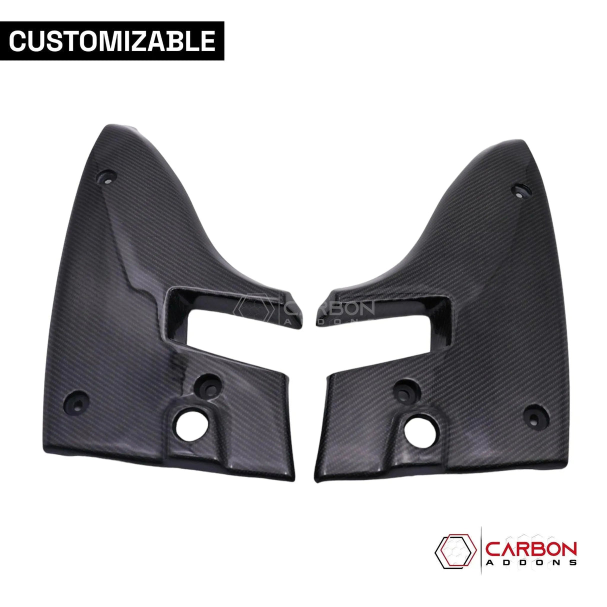 Customizable Carbon Fiber Trunk Tail Light Cover for 2016-2024 Chevy Camaro