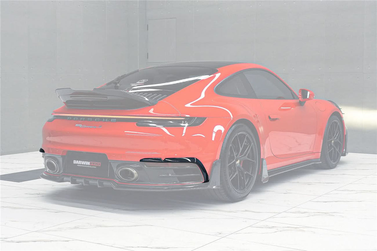 DarwinPRO 2019-2024 Porsche 911 992 Carrera & 4 & 4S & Targa & Cabriolet BKSSII Style Rear Bumper Vent Trims