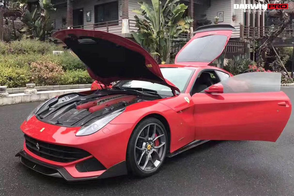 2012-2017 Ferrari F12 Berlinetta Dry Carbon Fiber Engine Cover Replacement