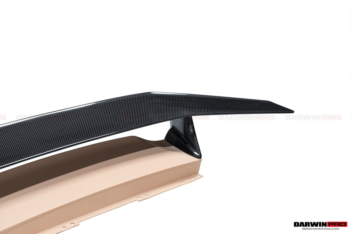 2015-2025 Lamborghini Huracan LP610 & LP580 & EVO Tecnica Style Dry Carbon Fiber Trunk Spoiler Wing