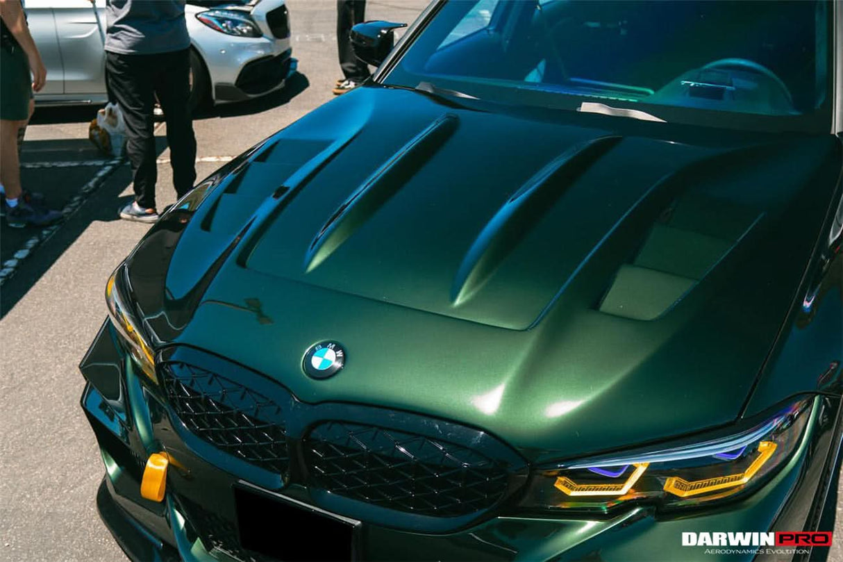 2019-2024 BMW 3 Series G20 | G28 Carbon Fiber Hood - DarwinPRO (BKSS)