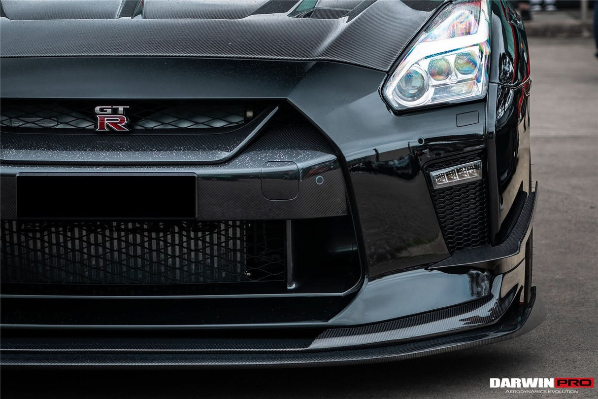 2017-2023 Nissan GTR R35 EBA BKSS Style Carbon Fiber Front Lip