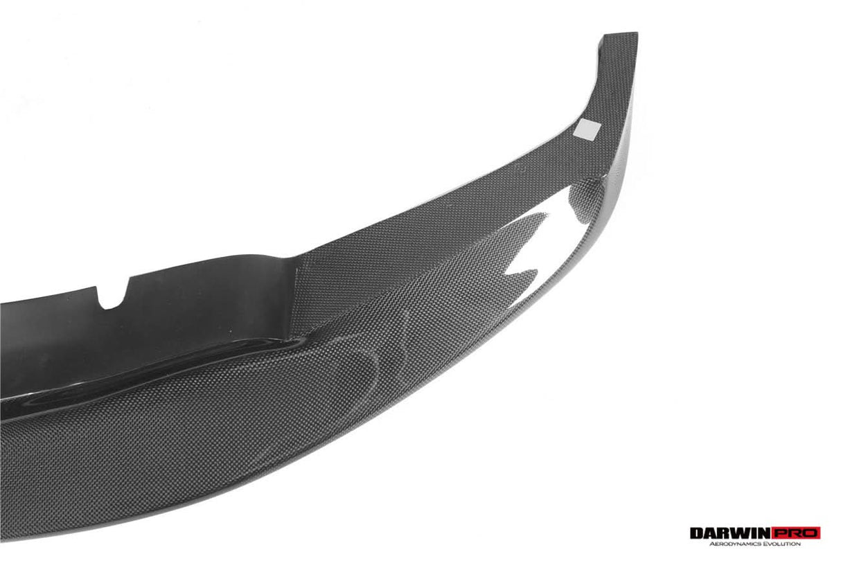 DarwinPRO 2013-2019 BMW 3 Series F30 F35 M-Tech GV Style Carbon Fiber Front Lip With Caps