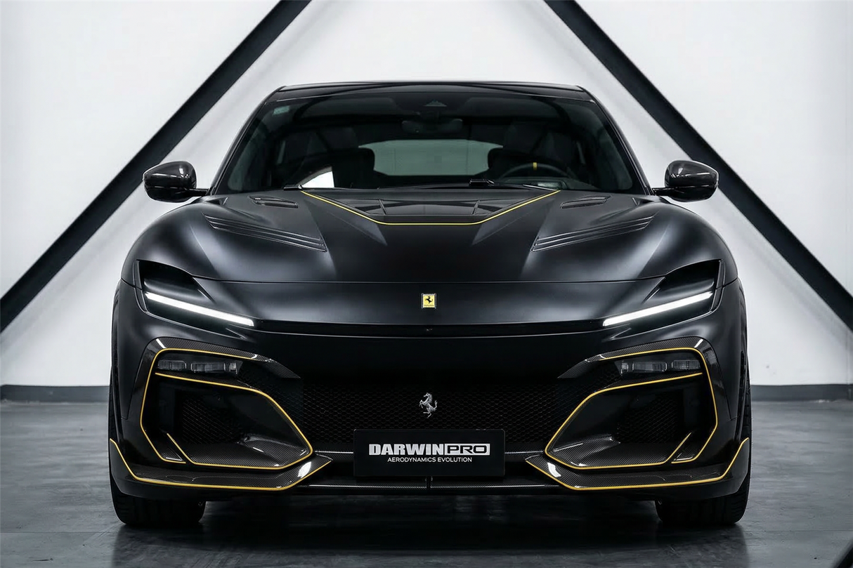 2023-UP Ferrari Purosangue F175 Carbon Fiber Hood DarwinPRO iMP Design