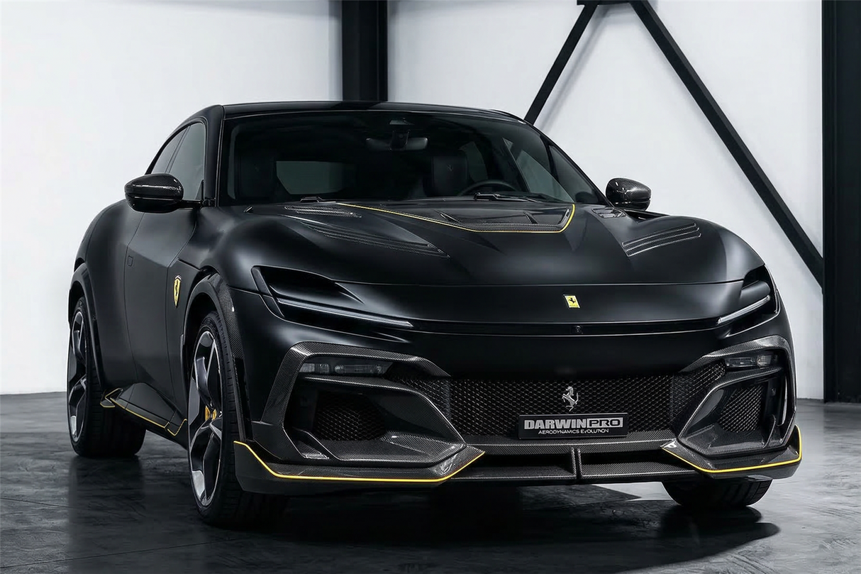 2023-UP Ferrari Purosangue F175 Carbon Fiber Hood DarwinPRO iMP Design