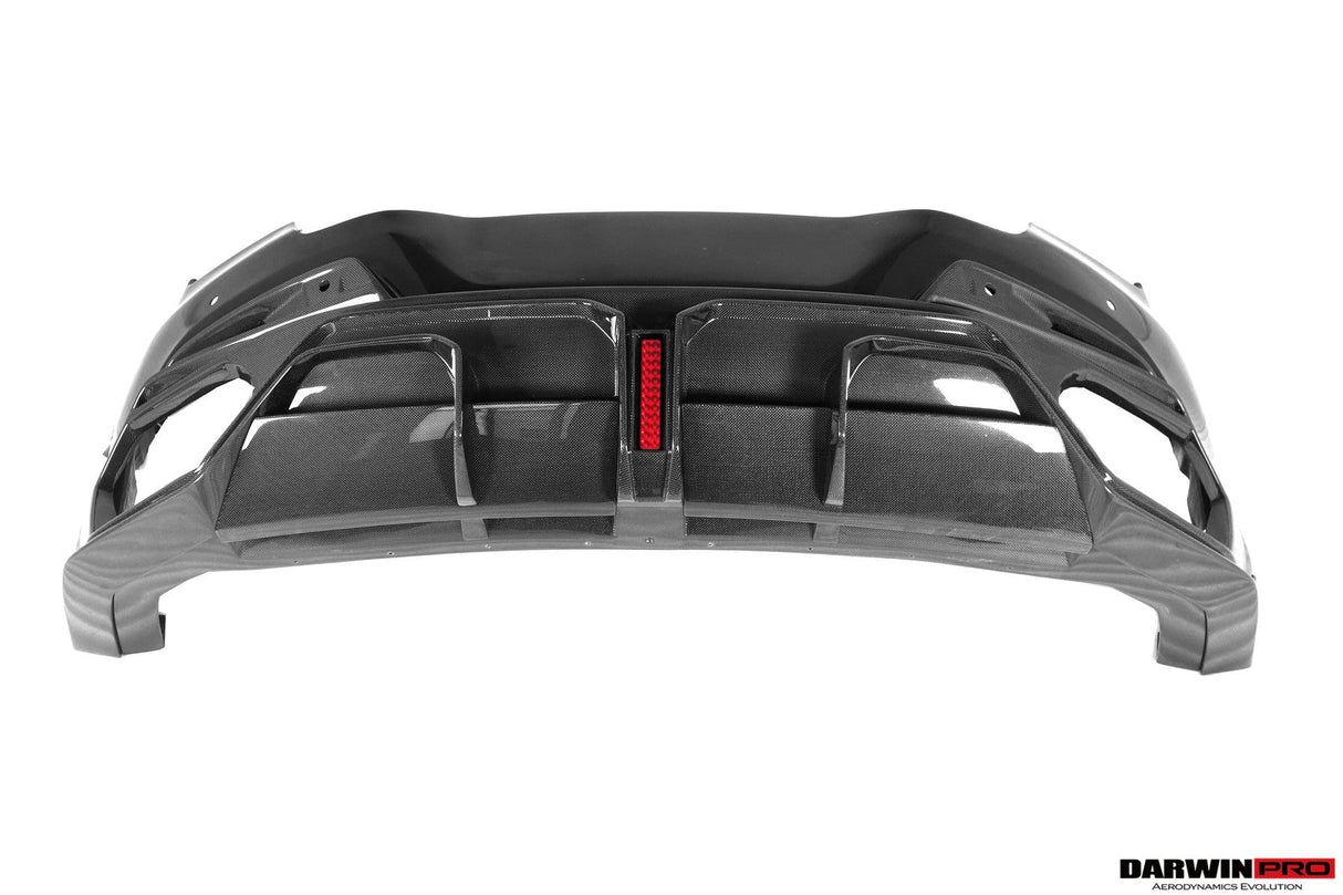 2023-UP Ferrari Purosangue F175 Partial Carbon Fiber Rear Bumper DarwinPRO iMP Design