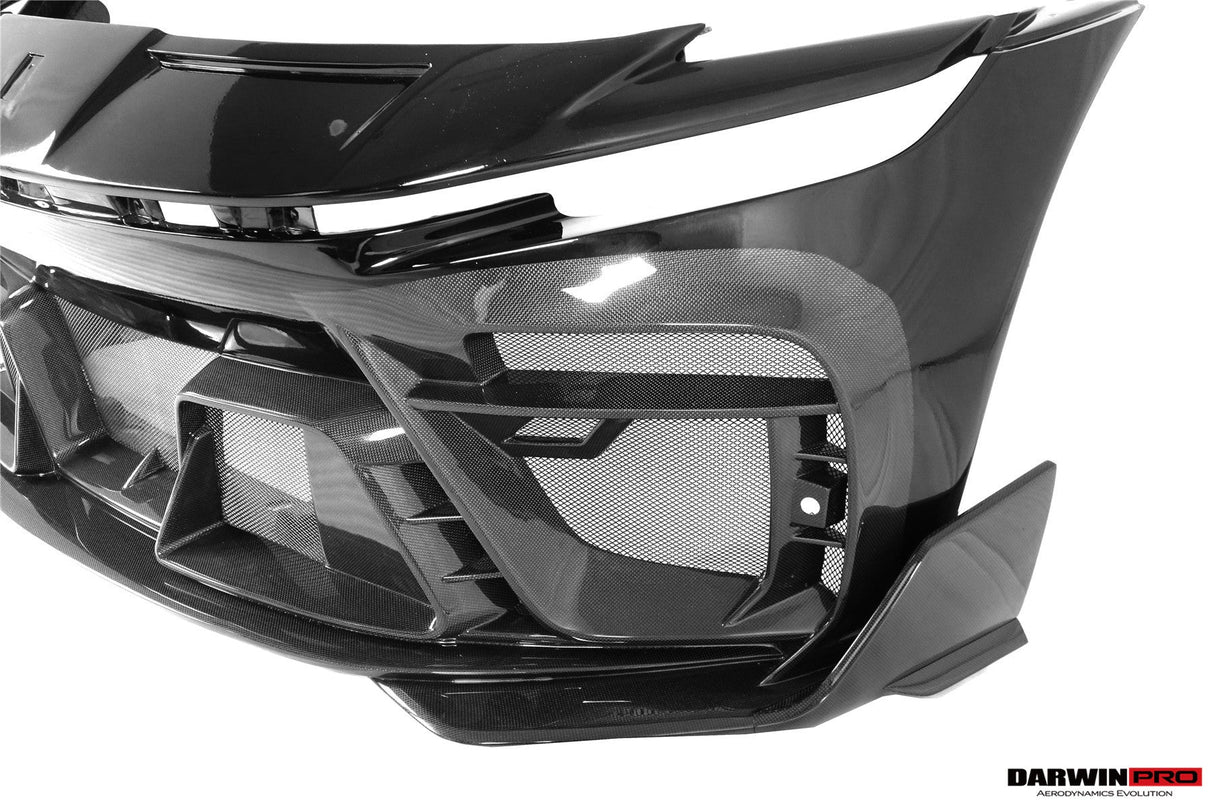 2023-UP Ferrari Purosangue F175 Partial Carbon Fiber Front Bumper And Hood DarwinPRO iMP Design