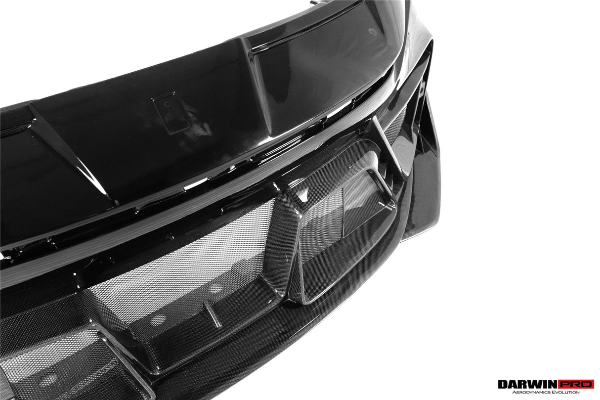 2023-UP Ferrari Purosangue F175 Partial Carbon Fiber Front Bumper And Hood DarwinPRO iMP Design