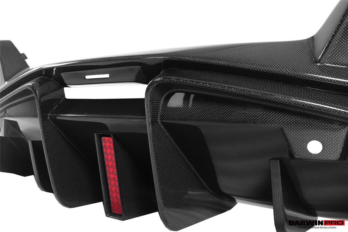 2023-UP Ferrari Purosangue F175 Carbon Fiber Rear Diffuser DarwinPRO iMP Design