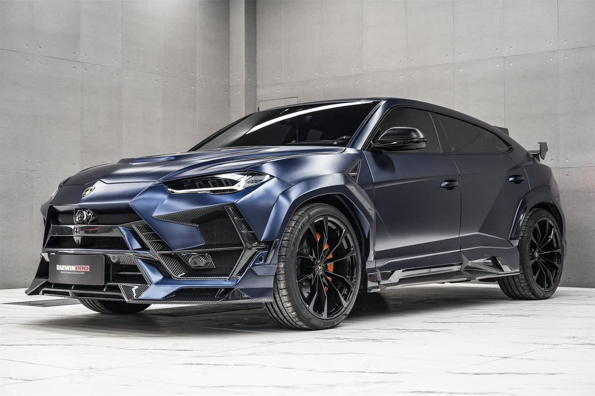 DarwinPRO 2018-2025 Lamborghini URUS BKSS Part Carbon Fiber Side Skirts | Fits URUS, S, Performante