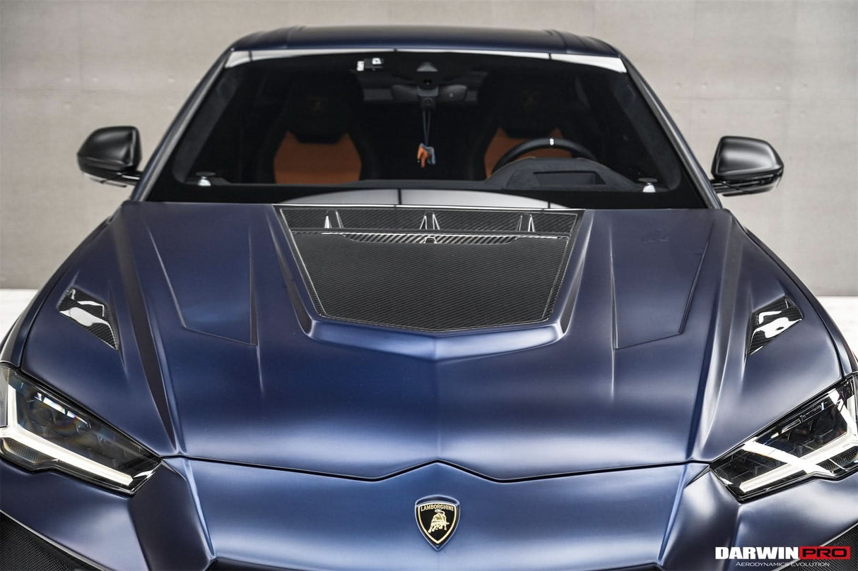 DarwinPRO 2018-2025 Lamborghini URUS BKSS Part Carbon Fiber Hood And Front Bumper | Fits URUS, S, Performante