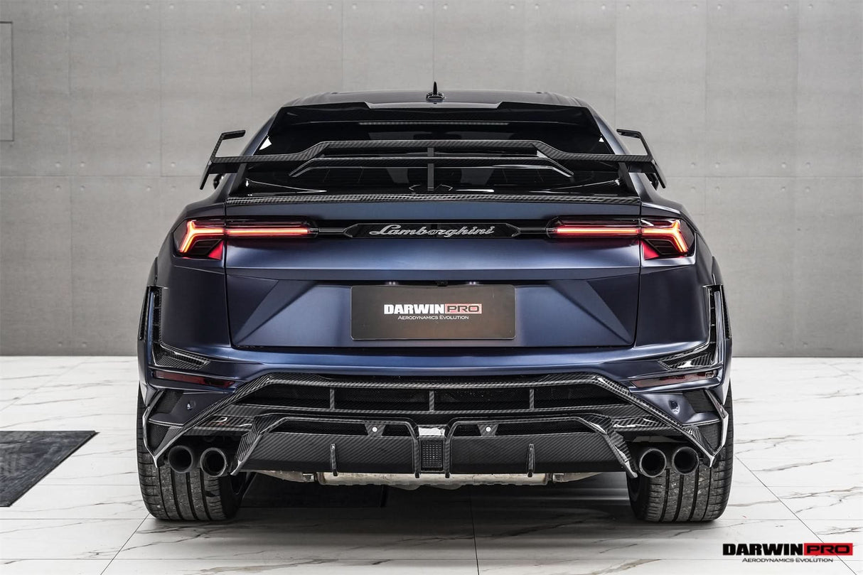 DarwinPRO 2018-2025 Lamborghini URUS BKSS Part Carbon Fiber Rear Bumper | Fits URUS, S, Performante