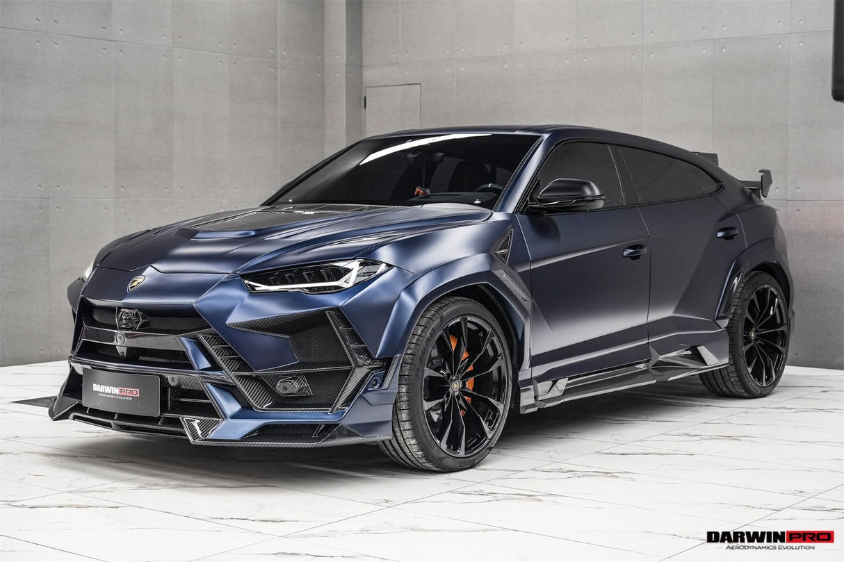 DarwinPRO 2018-2025 Lamborghini URUS BKSS Part Carbon Fiber Side Skirts | Fits URUS, S, Performante