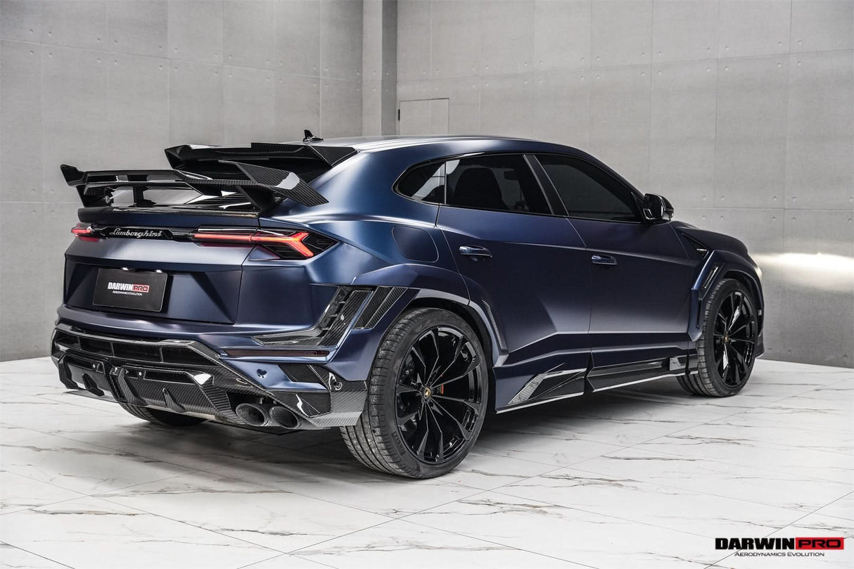 DarwinPRO 2018-2025 Lamborghini URUS BKSS Part Carbon Fiber Side Skirts | Fits URUS, S, Performante