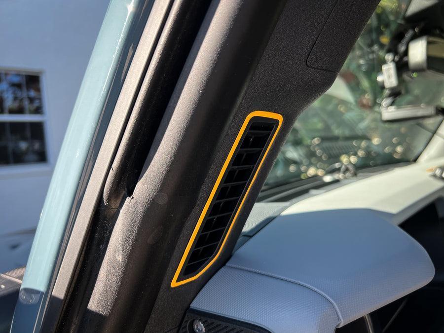 Defroster Vent Outline (Standard Series) - 2021+ Bronco