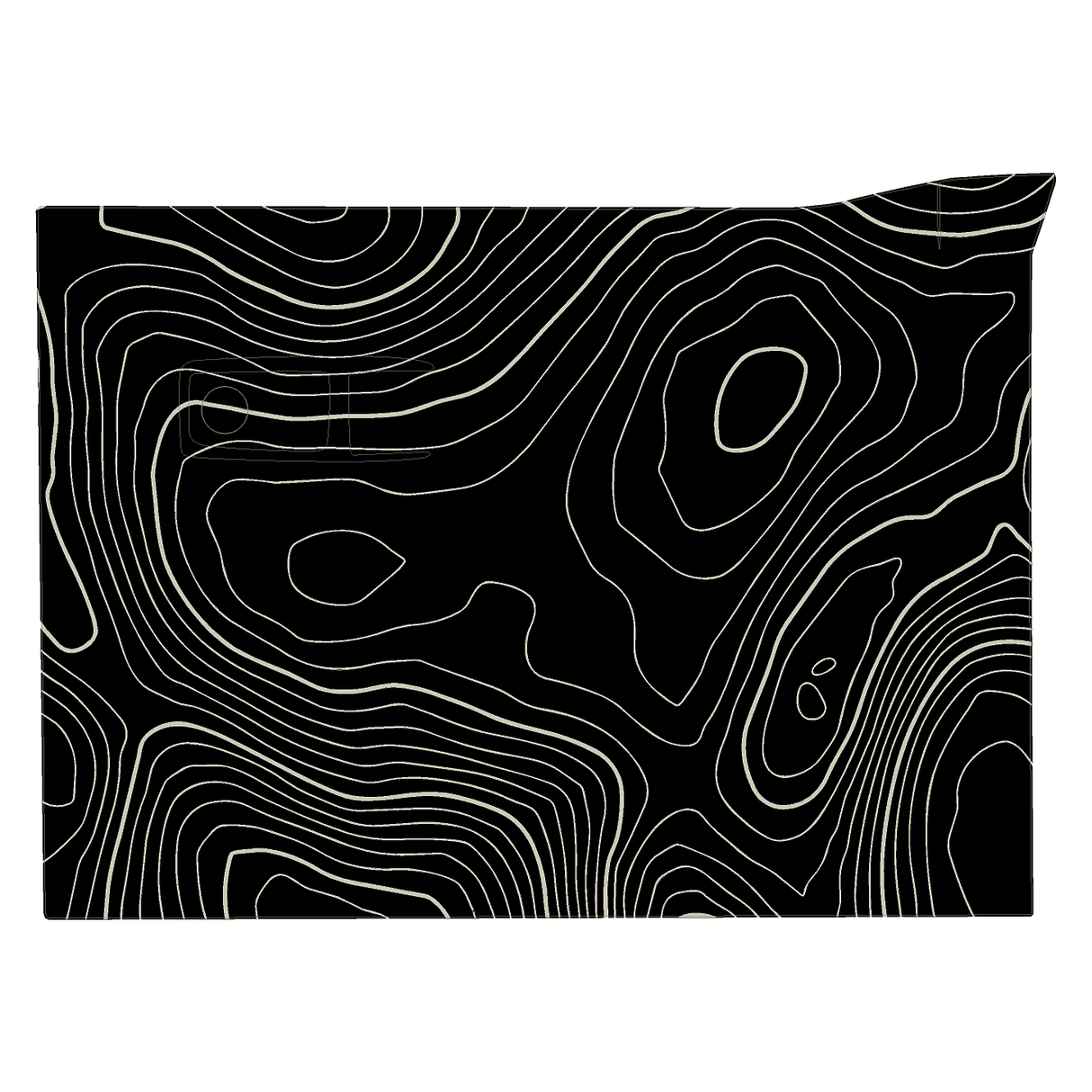 Topo Glovebox Overlay Kit (Printed Series) - 2021+ Bronco