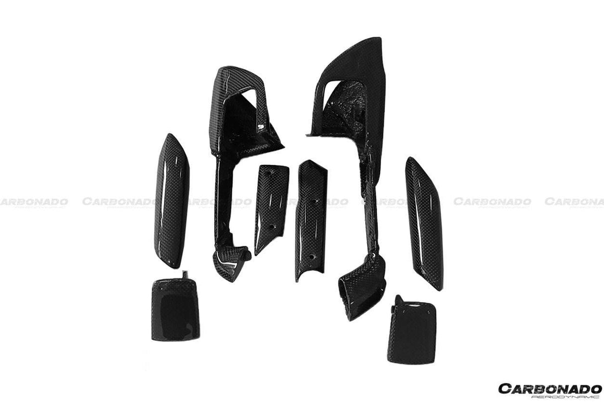2015-2020 Ferrari 488 GTB Spider OE Style Carbon Fiber Door Handle Interior