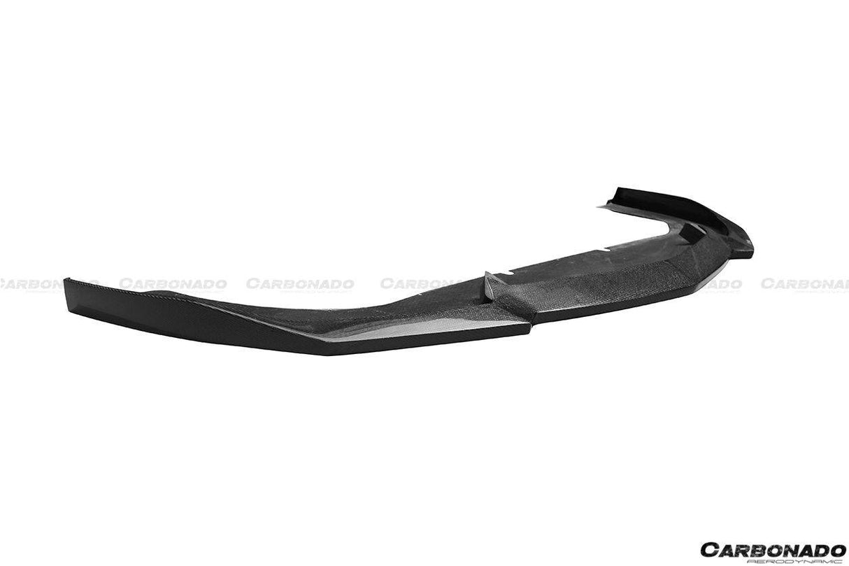 2011-2016 Lamborghini Aventador Style Carbon Fiber Front Lip Carbonado (DM) Fits: LP700 Coupe and Roadster