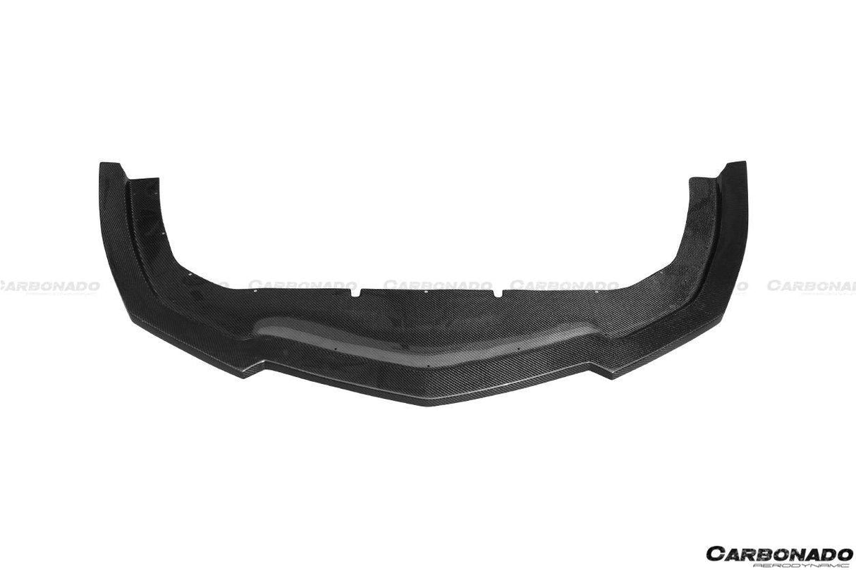 2011-2016 Lamborghini Aventador Style Carbon Fiber Front Lip Carbonado (DM) Fits: LP700 Coupe and Roadster