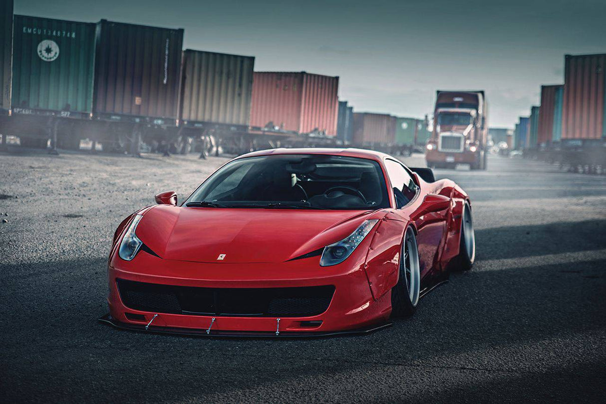 2010-2015 Ferrari Carbon Fiber Full Wide Body Kit Carbonado (DE) Fits: 458 Italia and Spider