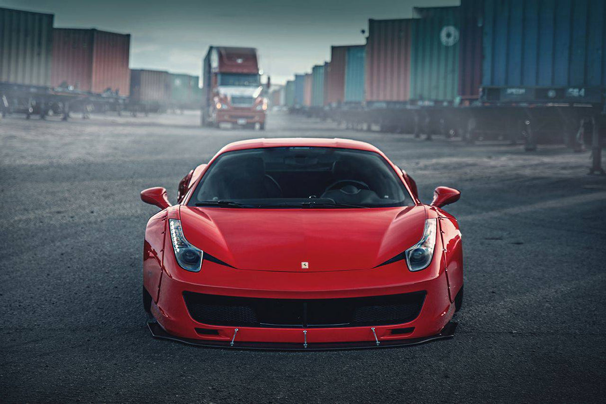 2010-2015 Ferrari Carbon Fiber Front Bumper with Lip Carbonado (Speciale) Fits: 458 Italia and Spider