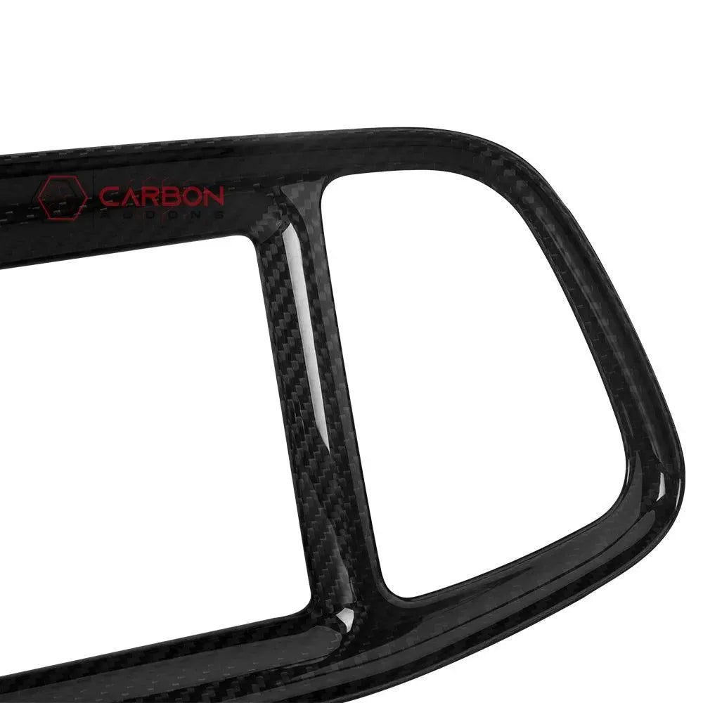 Dodge Challenger 2015-2023 Real Carbon Fiber Interior Dashboard Trim Cover