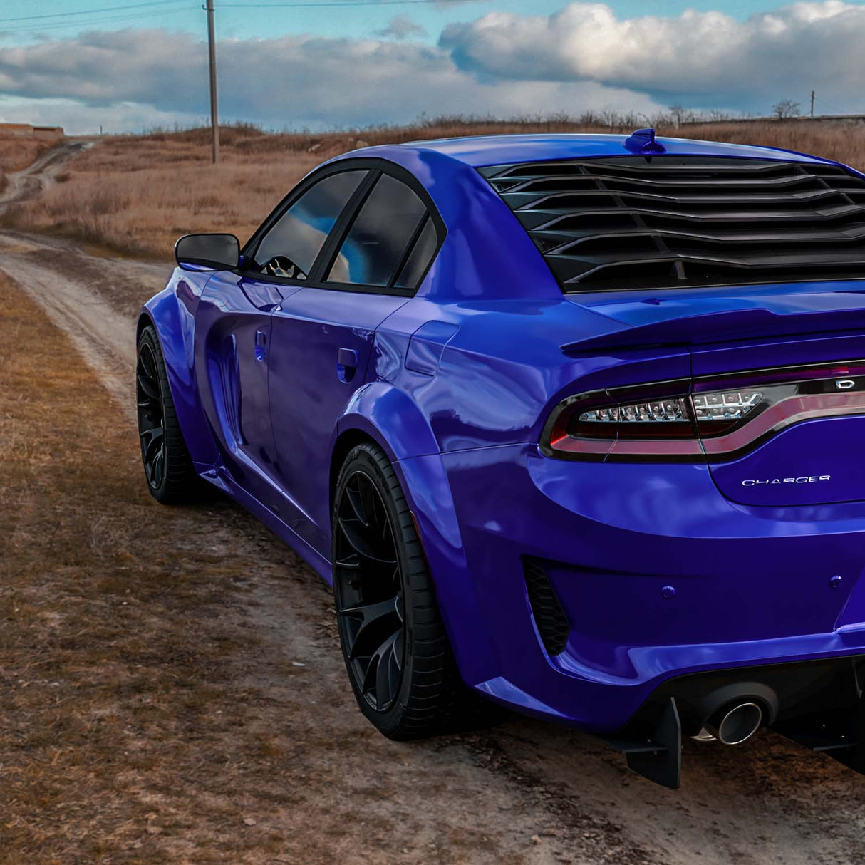 Hellcat Widebody Style Matte Black Wheel - Vicrez