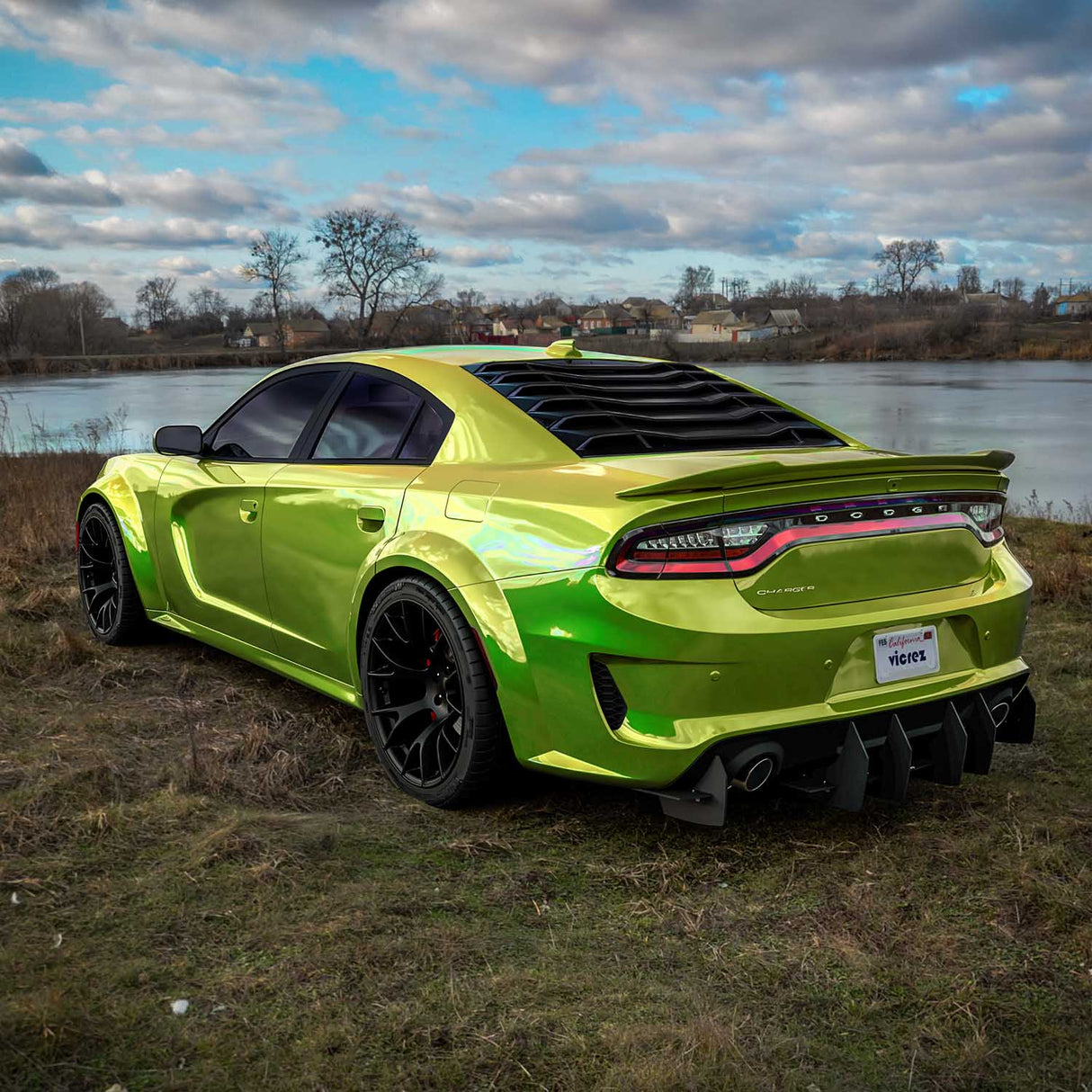 Hellcat Widebody Style Matte Black Wheel - Vicrez