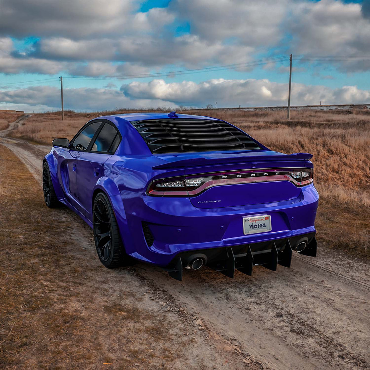 2015-2023 Dodge Charger SRT Hellcat Style Widebody Kit - Vicrez