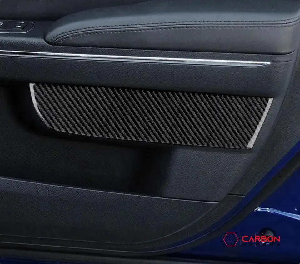 Dodge Charger 2015-2023 Carbon Fiber Door Panel Trim Overlay