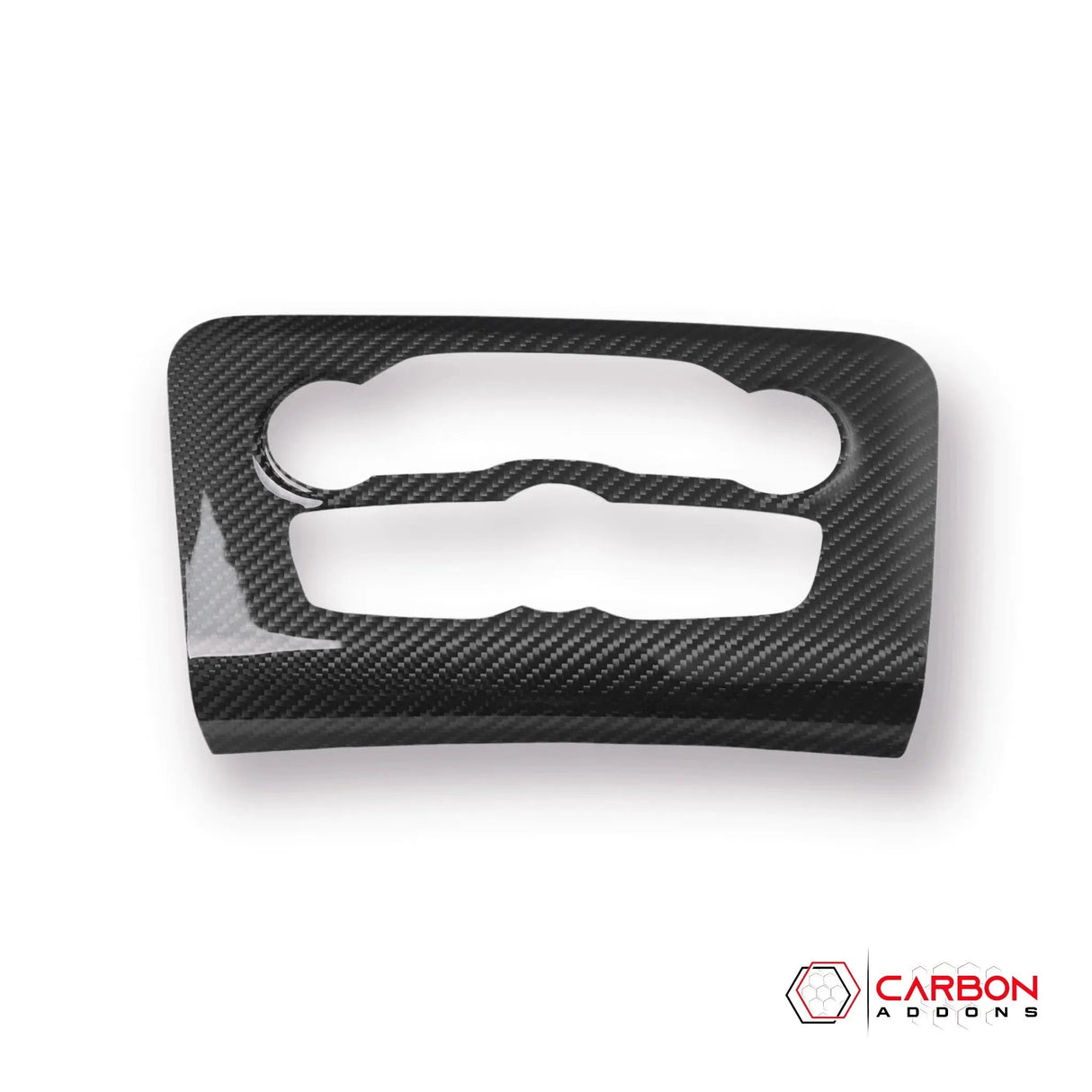 Dodge Charger 2015-2023 Carbon Fiber Multimedia Radio Button Trim Cover