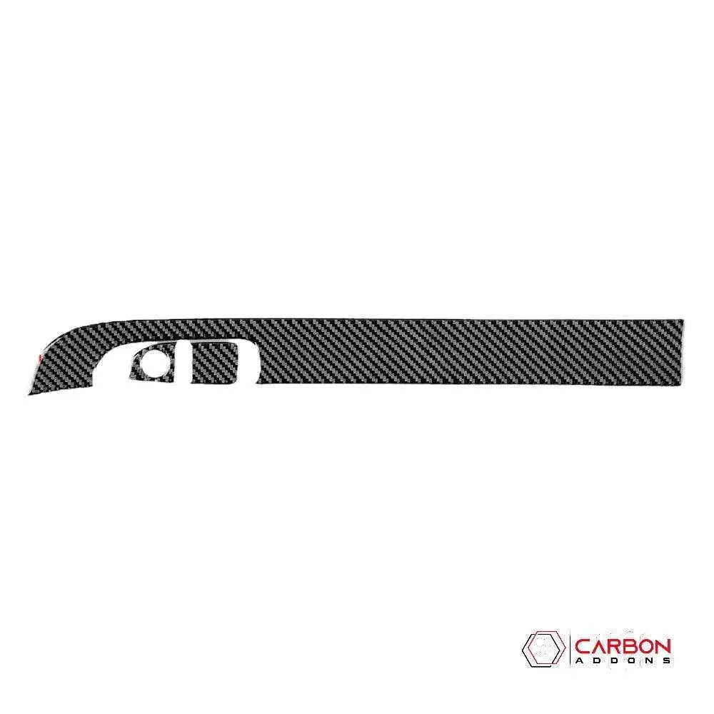 Dodge Charger 2015-2023 Carbon Fiber Storage Glove Box Trim Overlay