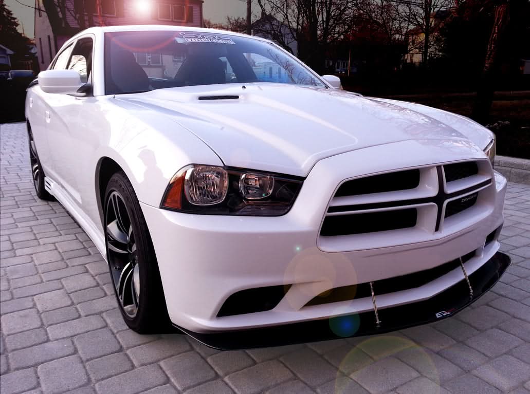 Dodge Charger Carbon Fiber Front Wind Splitter 2011 - 2014