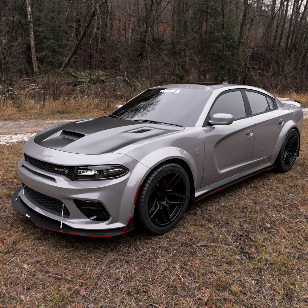 2020-2023 Dodge Charger Widebody V3R Style Side Skirt Splitters - Vicrez