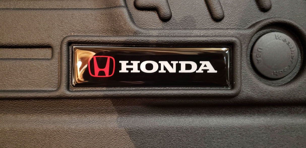 Domed Honda Emblem Inserts for Weathertech Floor Mats (Single)
