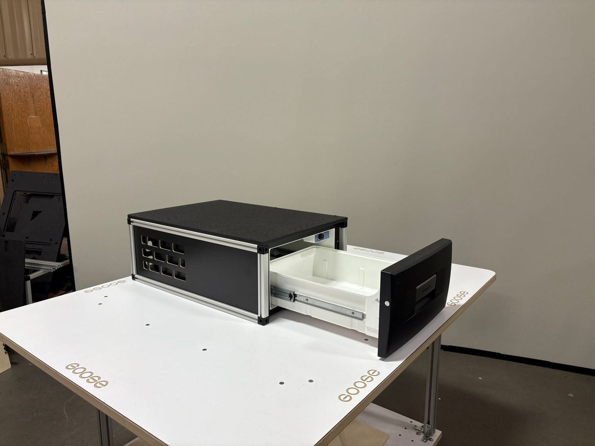 Dometic Fridge Drawer Module - Explore Series - Rectangular Top Plate - 19-1/4"W x 10"H x 28"D