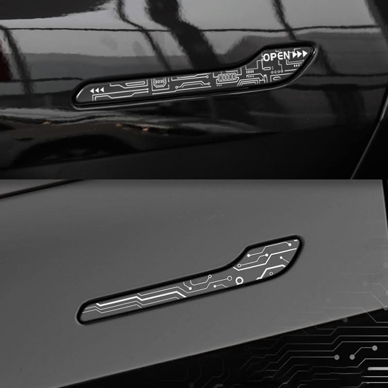 Door Handle Protection Film for Model 3/Y (4-Pack) | Custom Fit PPF | 6 Designs