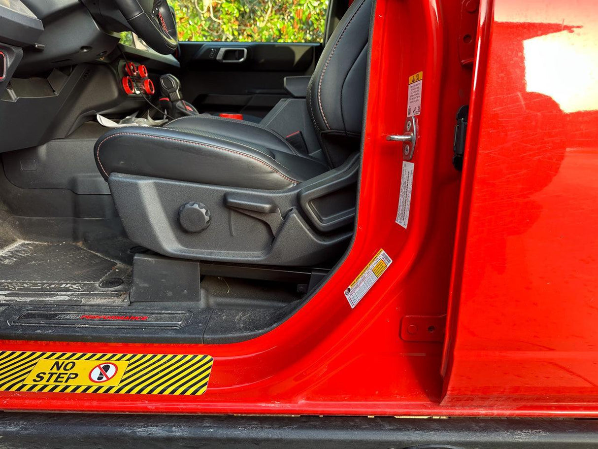 Door Jamb Sticker Cover Up Kit (Printed Series) - 2021-2023 Bronco