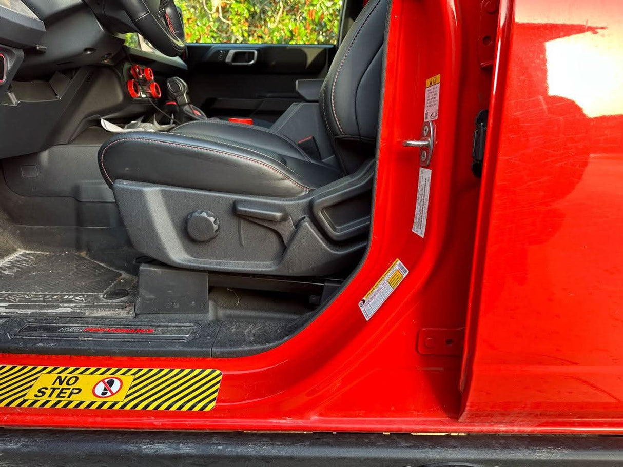 Door Jamb Sticker Cover Up Kit (Printed Series) - 2021-2023 Bronco